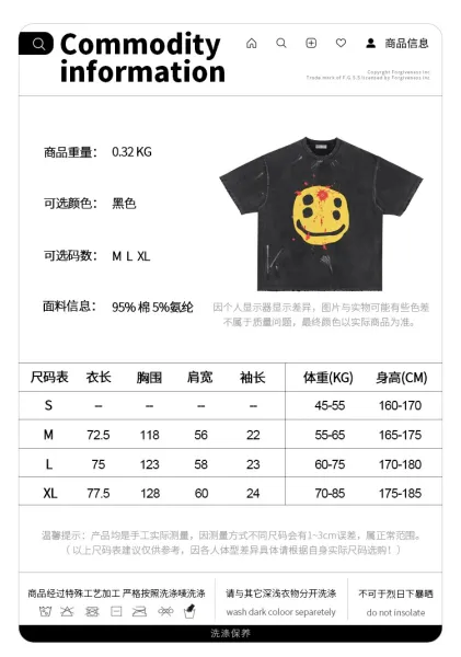 Design LOG Smiley Face Distressed Black T-Shirt T-Shirts - 8