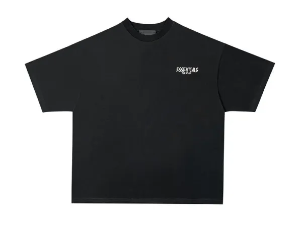 Fear of God Essentials Logo Print White T-Shirt - 12