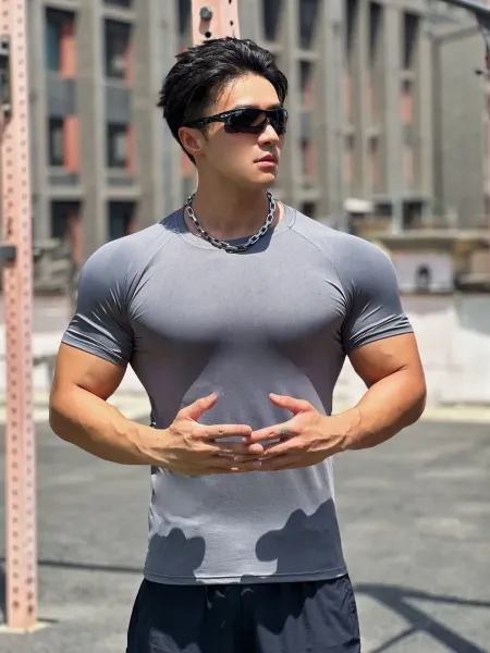 Design Performance Compression T-Shirt White Base-Layer - 13
