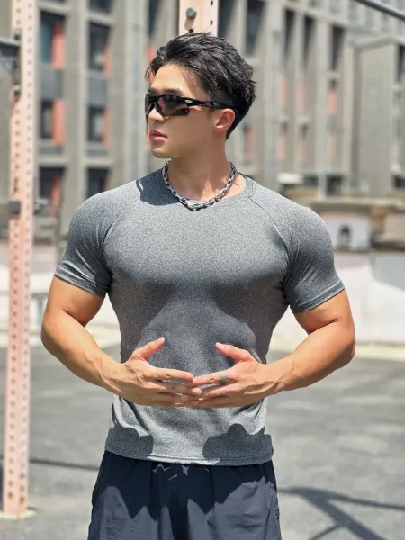 Design Performance Compression T-Shirt White Base-Layer - 19