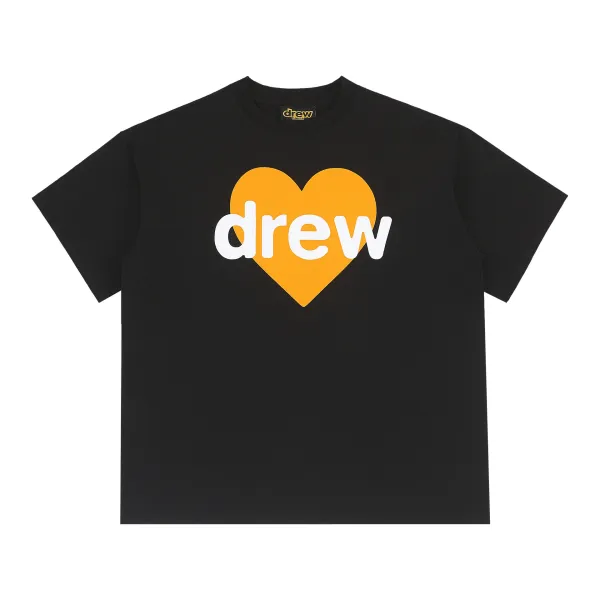 Drew House Heart Logo Black T-Shirt - 1