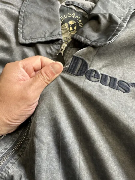 Design Deus Ex Machina Records x Japan Bomber Jacket Gray Outerwear.jacket - 8