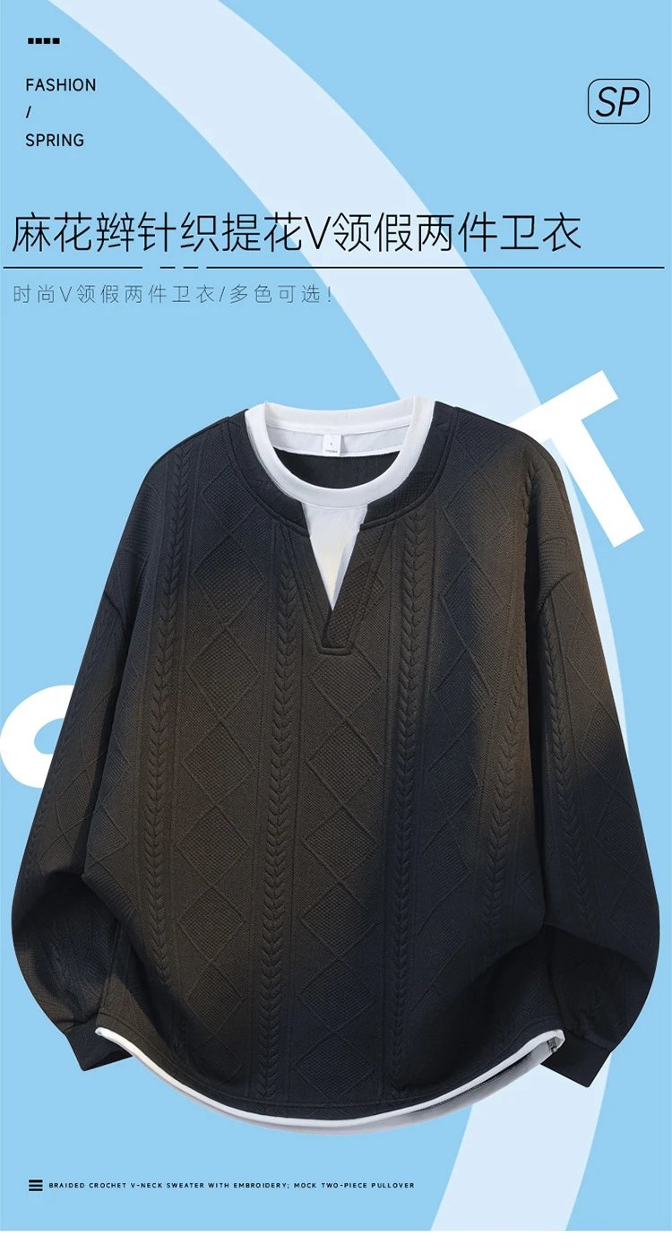 NASA x Design Gradient Knit V-Neck Sweater Multicolor - 4