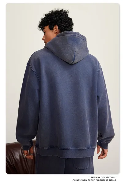 Design BE Thrived Washed Brown Hoodie - 41