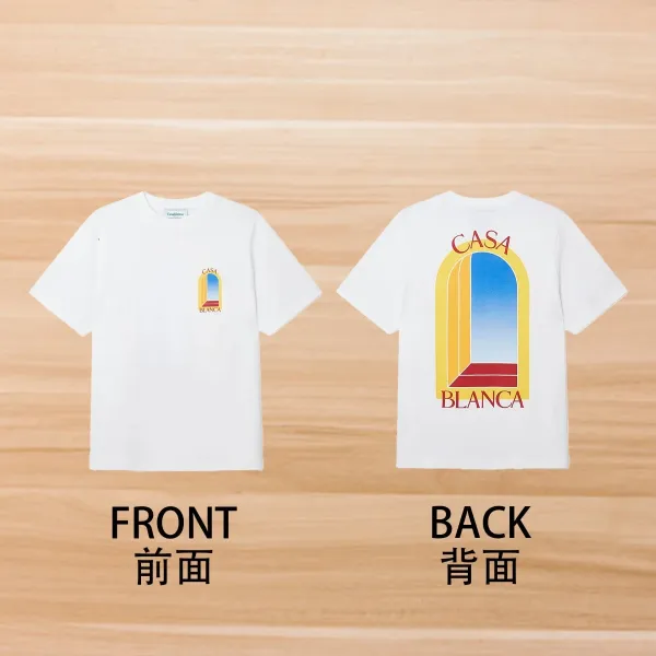 Casablanca Casa Blanca Archway Graphic T-Shirt White - 1