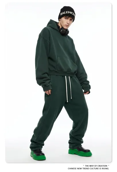 Design BE Thrived Vintage Dark Green Sweatpants - 28