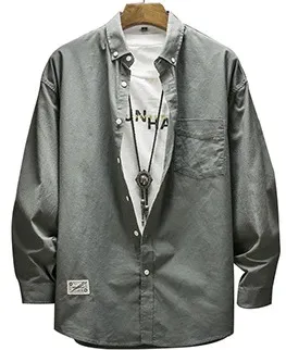 Design Paolo SIRUM Button-Down Shirt Light Blue Oxford Shirt - 6