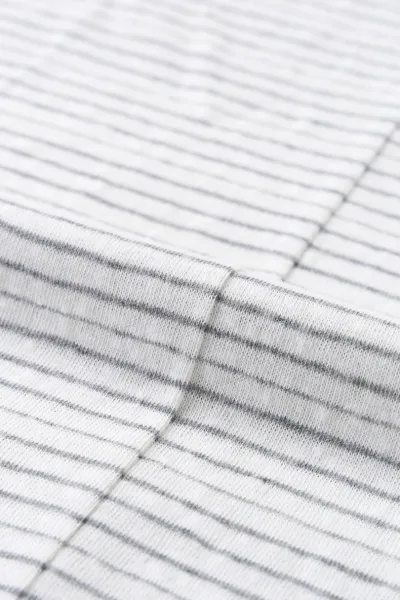 Design Striped Relaxed Fit T-Shirt White / Gray - 32