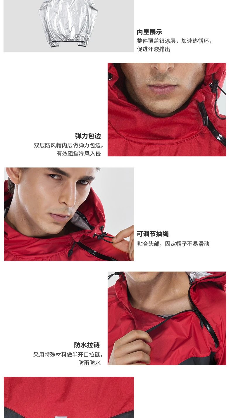 Design Rain Jacket Black Waterproof Hooded Outerwear - 21