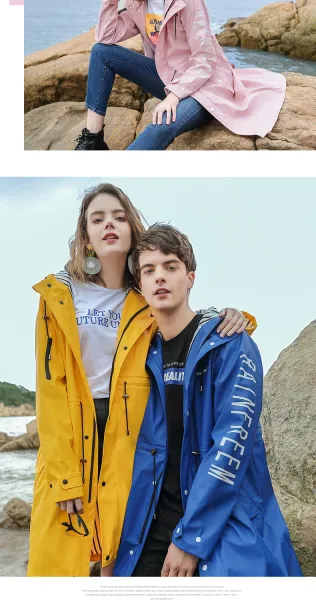 Design Waterproof Windbreaker Jacket Light Gray Outerwear - 15