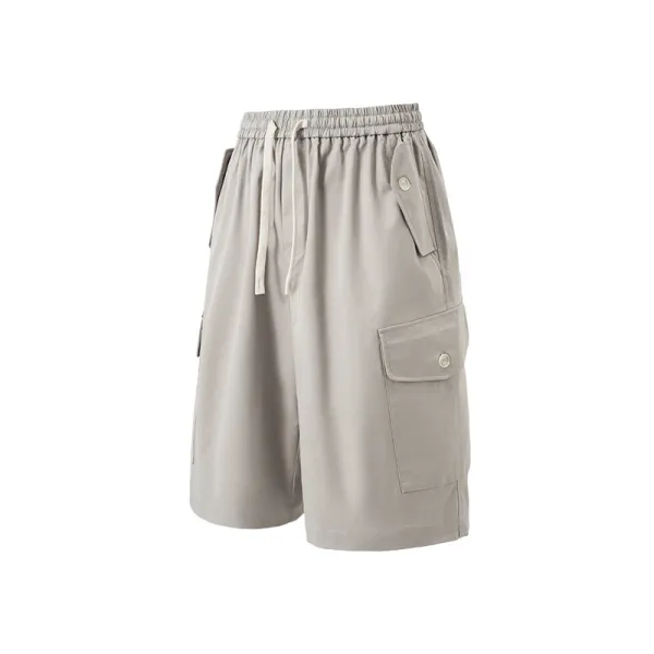 Design Cargo Shorts Beige - 1