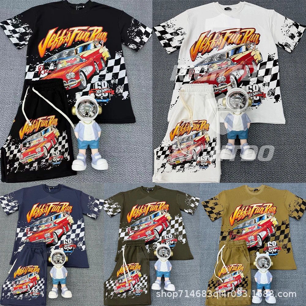 Hellstar Present Eagle Graphic T-Shirt and Sweatpants Set Multicolor - 15