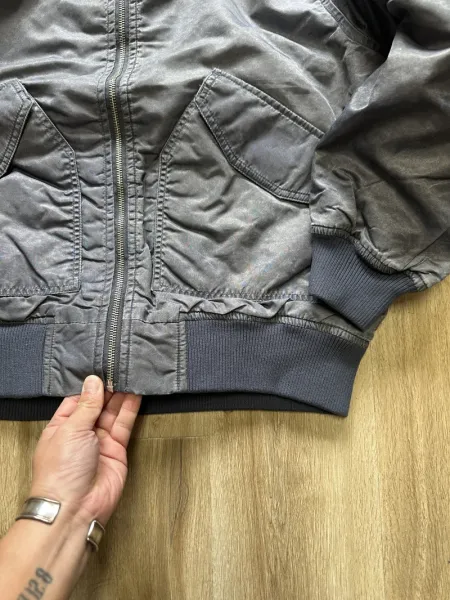 Design Deus Ex Machina Records x Japan Bomber Jacket Gray Outerwear.jacket - 17