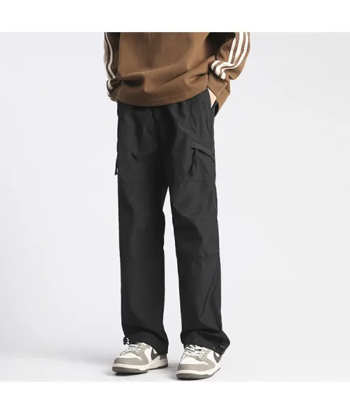 Design Cargo Pants Black Streetwear Pants - 19