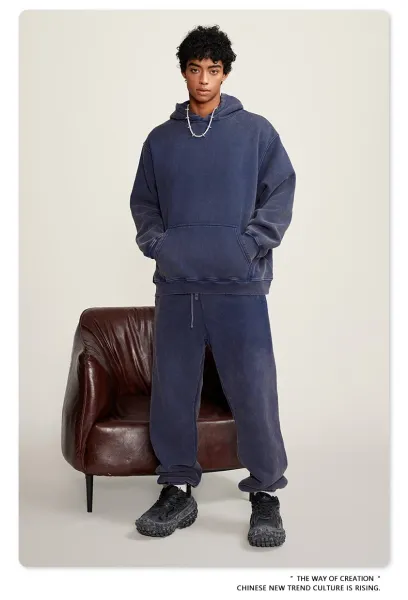 Design BE Thrived Washed Brown Hoodie - 36