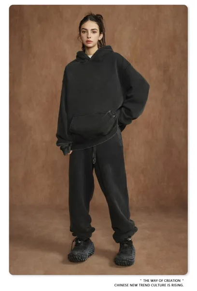 Design BE Thrived Washed Brown Hoodie - 45