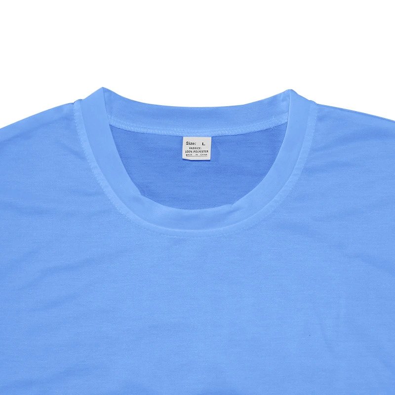 Design Oversized Two-Piece Set Light Blue Streetwear T-Shirt and Shorts - 36
