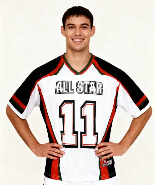 Design Kingson All Star Jersey White / Black / Red Jersey - 10