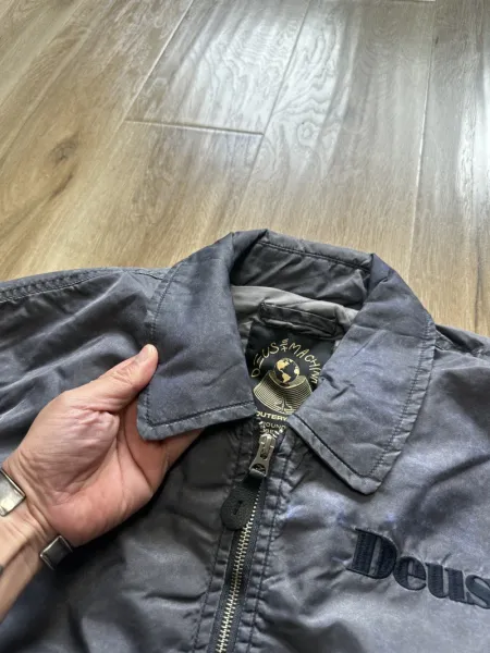 Design Deus Ex Machina Records x Japan Bomber Jacket Gray Outerwear.jacket - 13