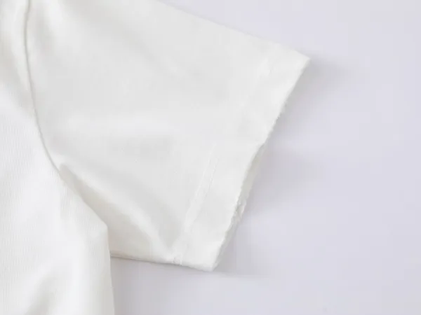 Miu Miu Stitched Logo White T-Shirt - 12