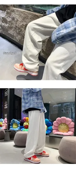 Nike Dunk Low Panda Pink Sneakers - 11