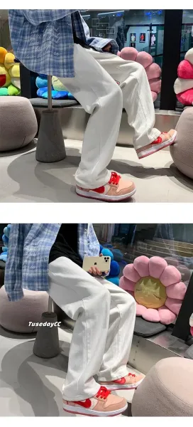 Nike Dunk Low Panda Pink Sneakers - 15