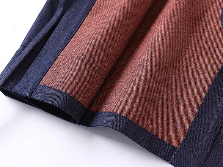 Design Haori-Style Oversized Kimono Jacket Navy Outerwear - 12