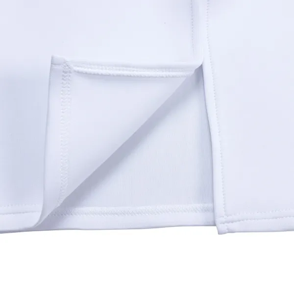 Design Metamorphosis Girl Ruffled Sleeve Bodycon Dress White Dress - 52
