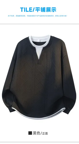 NASA x Design Gradient Knit V-Neck Sweater Multicolor - 11