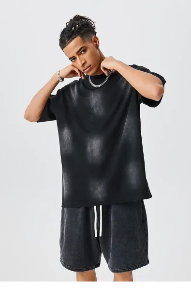 Design TILANI Steel Gray Oversized T-Shirt T-Shirts - 16