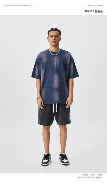 Design TILANI Steel Gray Oversized T-Shirt T-Shirts - 23