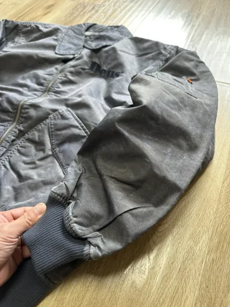 Design Deus Ex Machina Records x Japan Bomber Jacket Gray Outerwear.jacket - 16