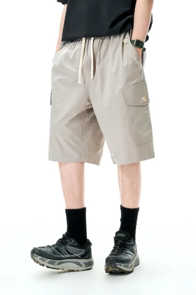 Design Cargo Shorts Black - 13