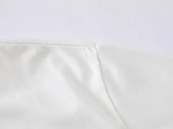 Miu Miu Stitched Logo White T-Shirt - 11