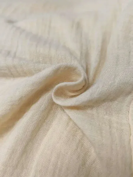 Design Wide-Leg Crinkle Cotton Pants White - 32