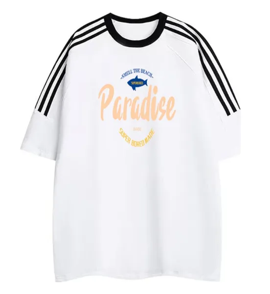 Adidas Originals Paradise Graphic Raglan T-Shirt White - 1