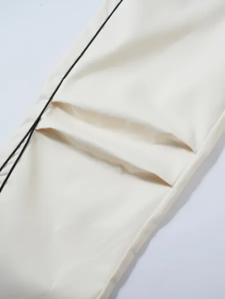 Off-White Cargo Pants Beige with Black Stripe Pants - 8