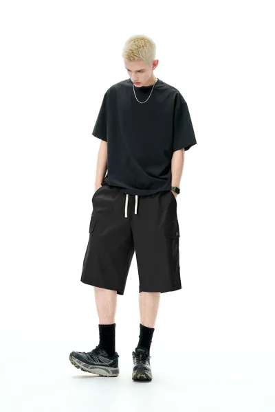 Design Cargo Shorts Black - 21