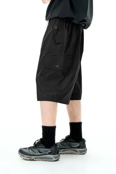 Design Cargo Shorts Black - 25