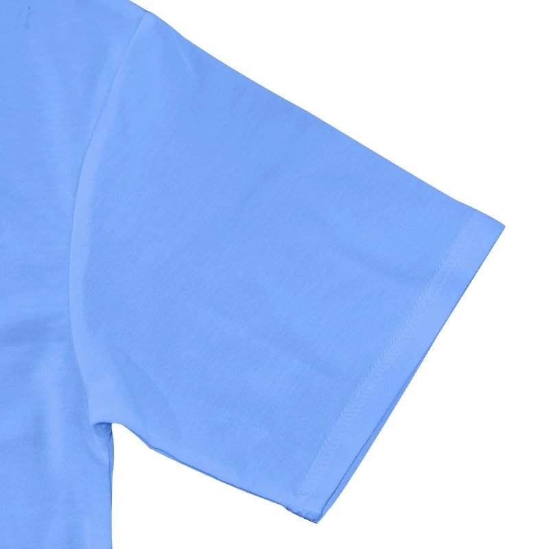 Design Oversized Two-Piece Set Light Blue Streetwear T-Shirt and Shorts - 37