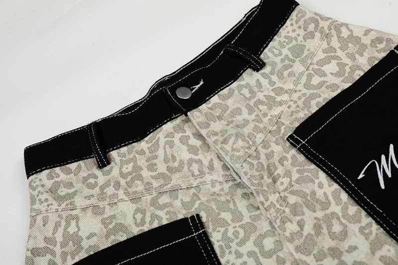 Design Maxden Geesal Leopard Print Wide-Leg Pants - 10