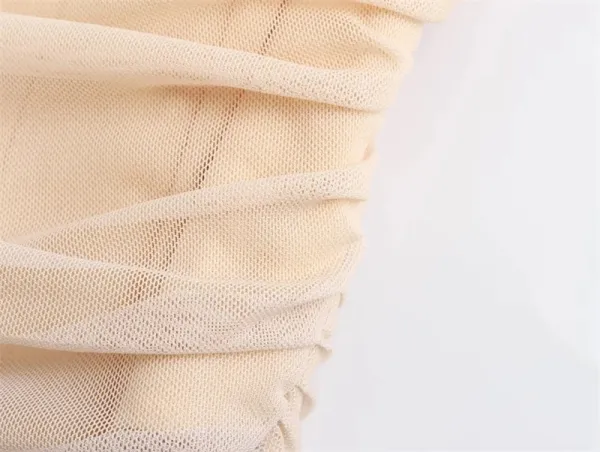 Design Ombre Draped Slip Dress Beige to Black - 20
