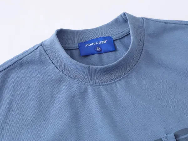 Design Acthem Sports Pocket Graphic T-Shirt Blue T-Shirts - 10