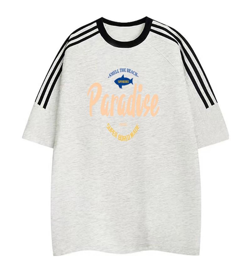 Adidas Originals Paradise Graphic Raglan T-Shirt Gray - 1