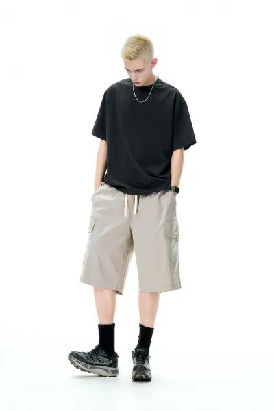 Design Cargo Shorts Black - 10