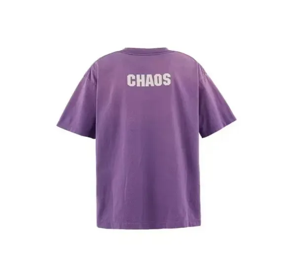 Design Saint-Mxx Logo Graphic T-Shirt Purple T-Shirts - 10