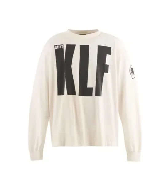 Saint Tears Saint KLF Long Sleeve T-Shirt Off-White T-Shirts - 1