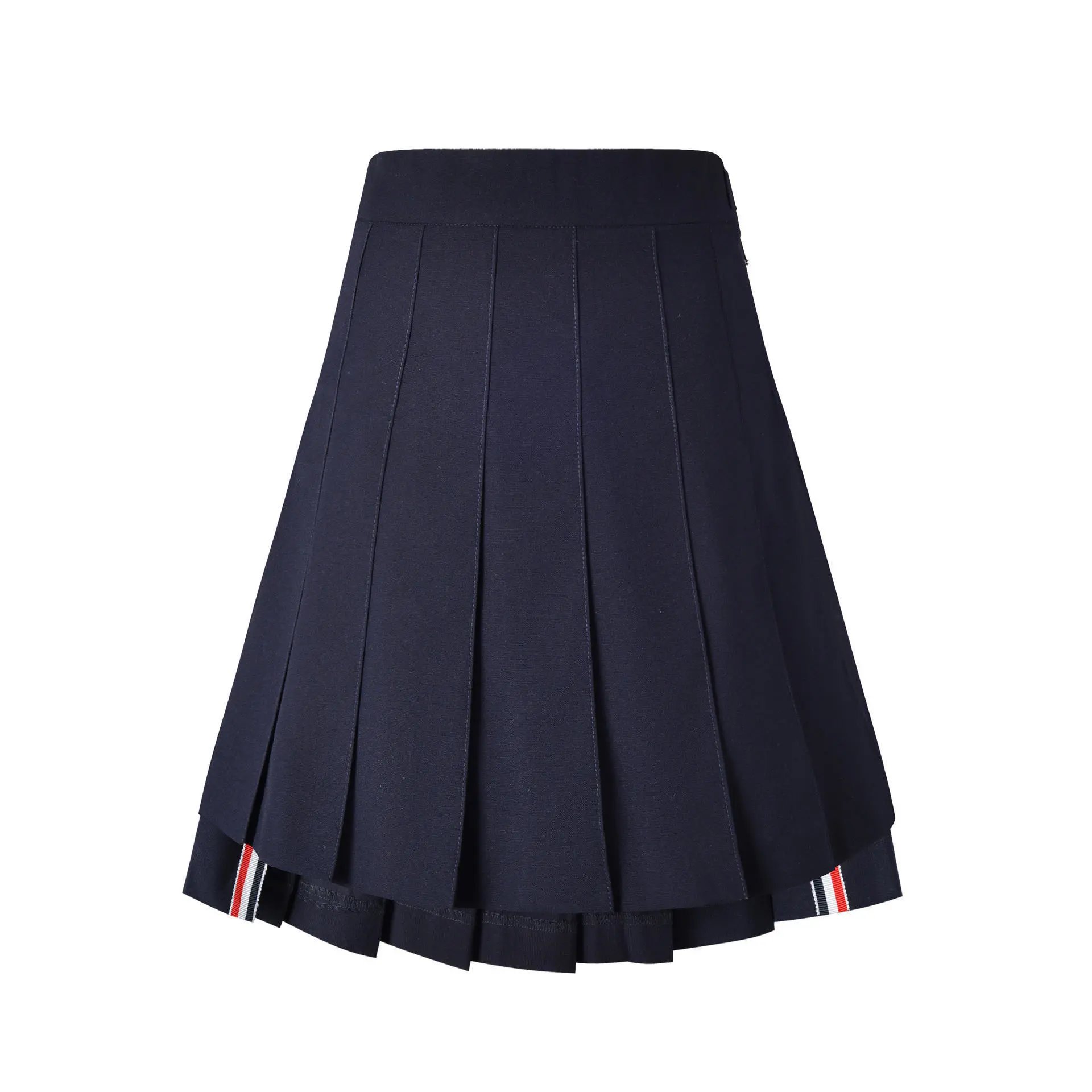 Thom Browne Pleated Skirt Gray - 3