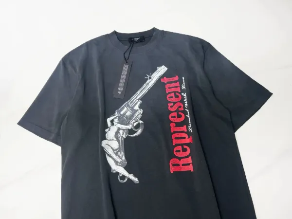 Represent Revolver Graphic T-Shirt Off-White - 12