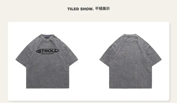 Design Stroll Stroll In Your Heart Graphic T-Shirt Charcoal Gray T-Shirt T-Shirts - 6